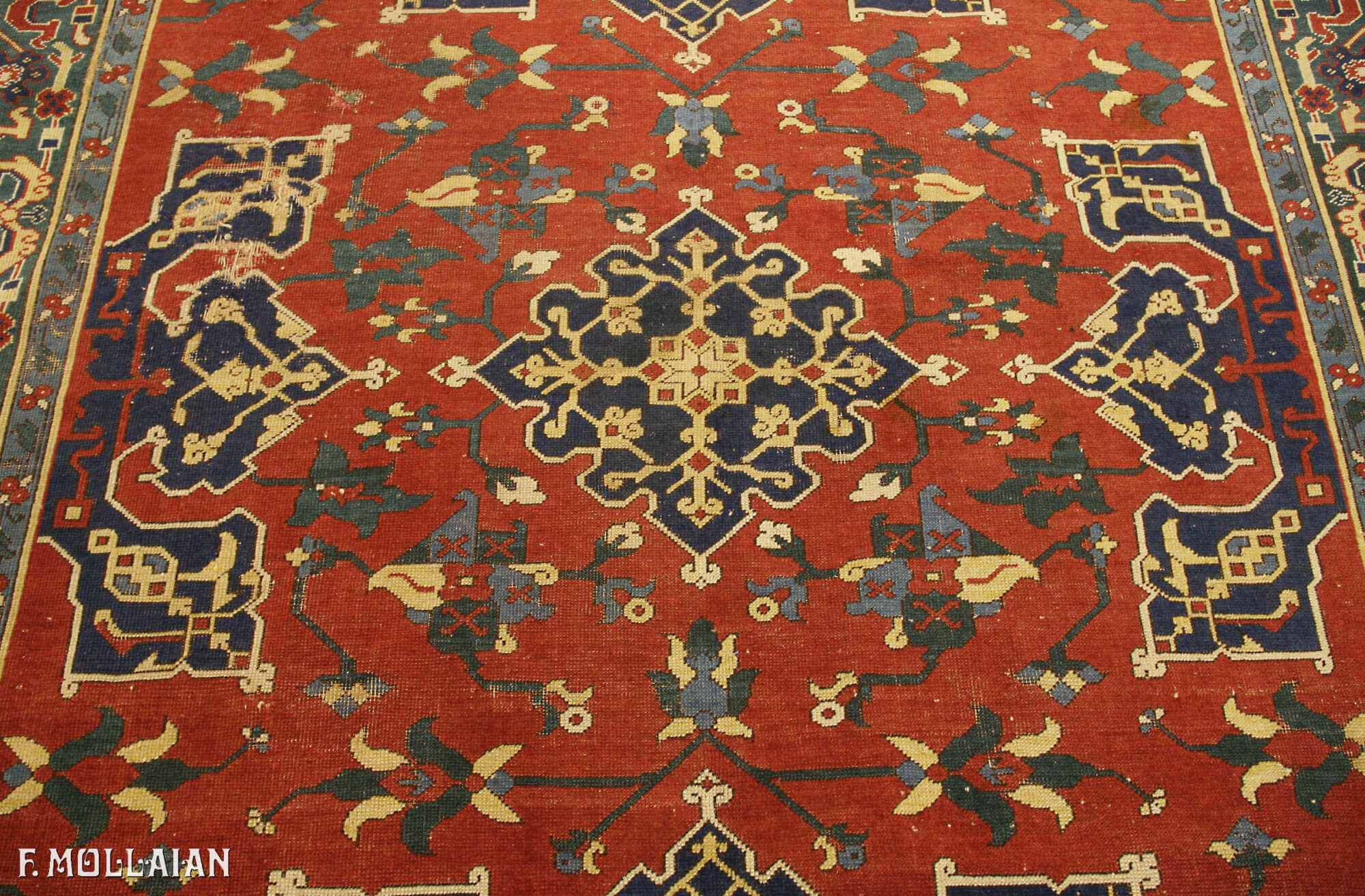 Antique Turkish Ushak (Oushak) Carpet n°:45993040